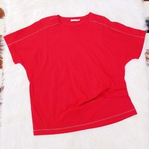 Zara Wide Red Top, size Small